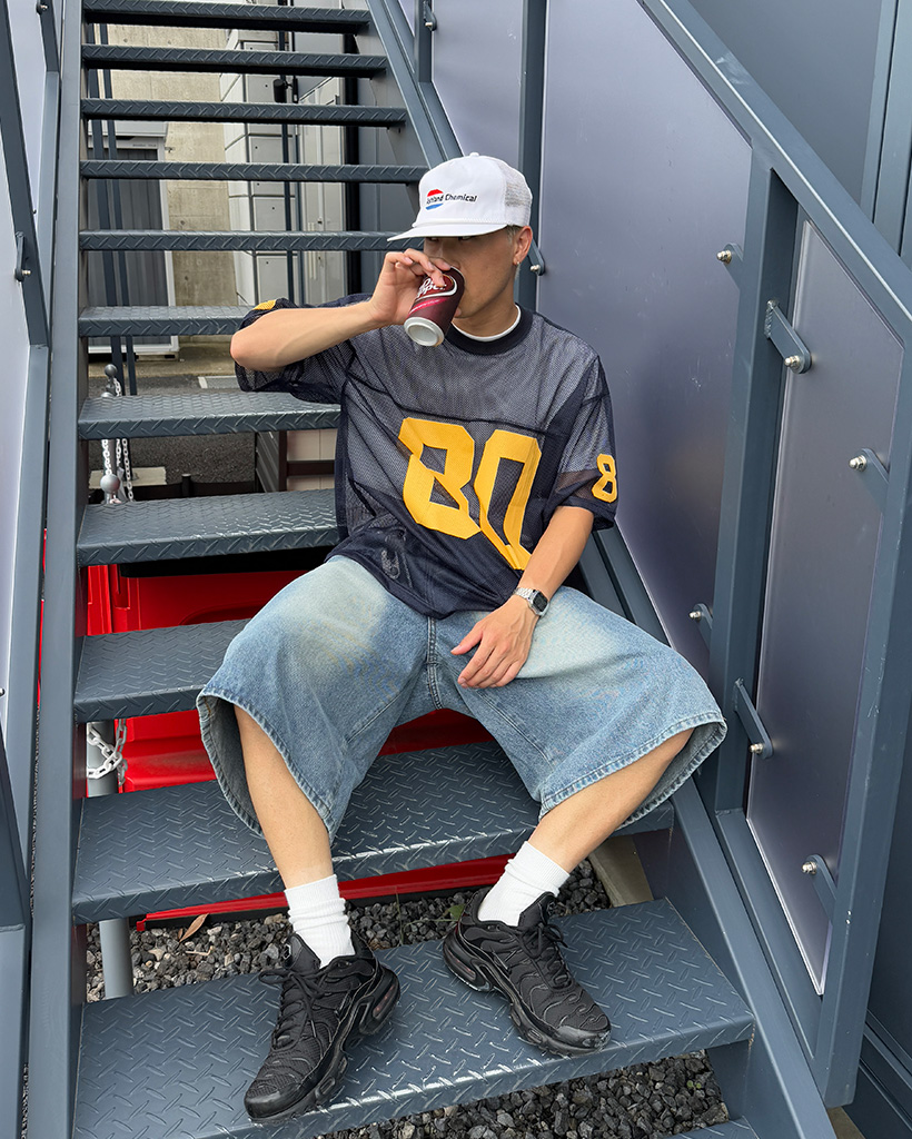 ナンバーメッシュ半袖Tシャツ | ファッション通販サイト NUGU