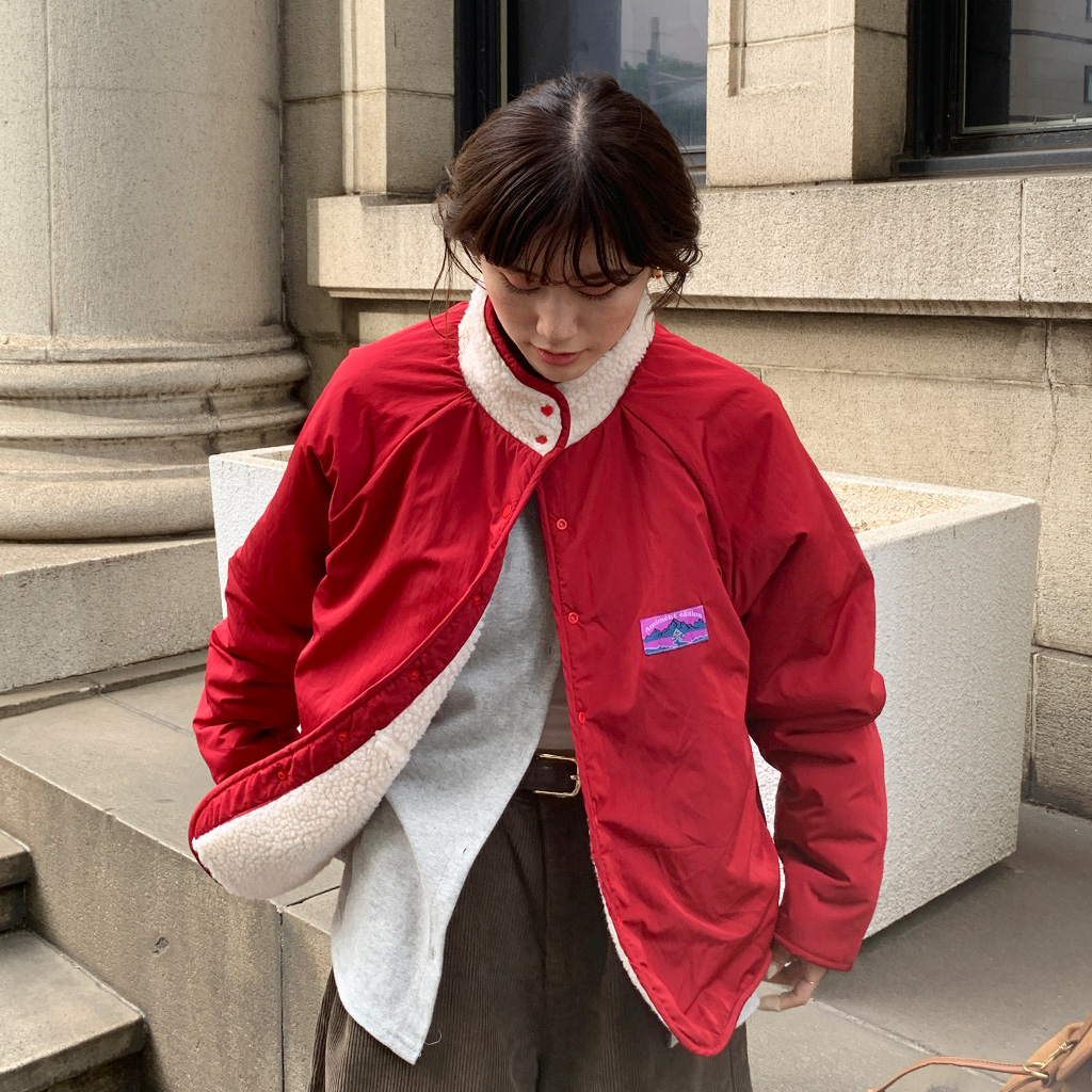 リバーシブルボアジャケット | ファッション通販サイト NUGU