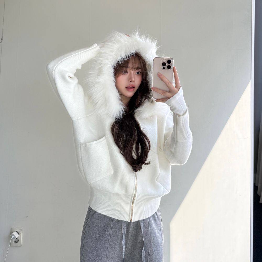 ラブリーファーニットパーカー | ファッション通販サイト NUGU