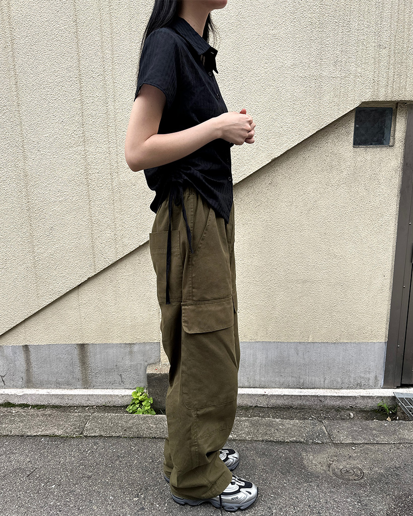 ステッチビッグポケットカーゴパンツ | ファッション通販サイト NUGU