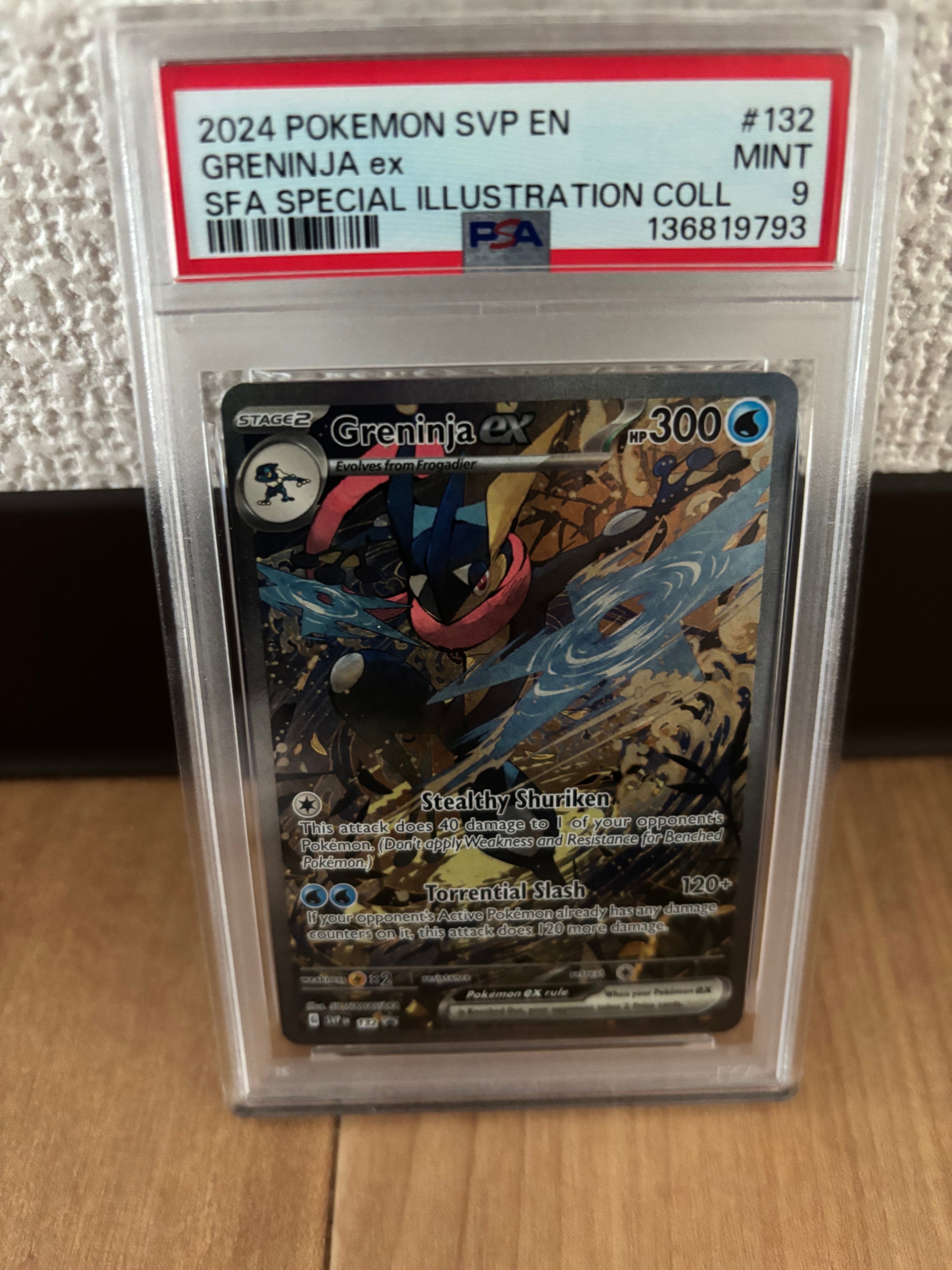 PSA9】ゲッコウガex P [SVP EN 132]【英語版】(スカーレット