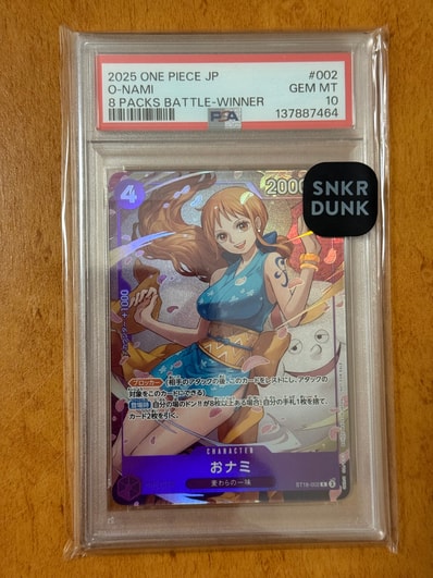 PSA10】おナミ C [ST18-002](プロモーションカード「8パックバトル