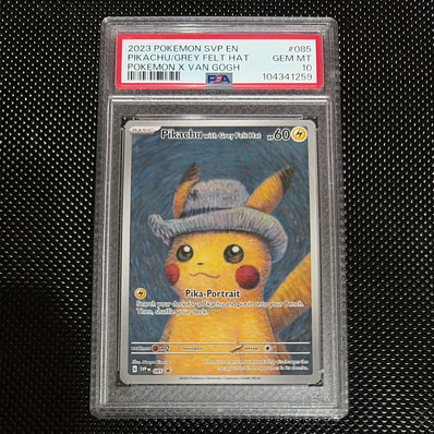 PSA9】ピカチュウ : プロモ [SVP EN 085](「ゴッホ展」 プロモーション