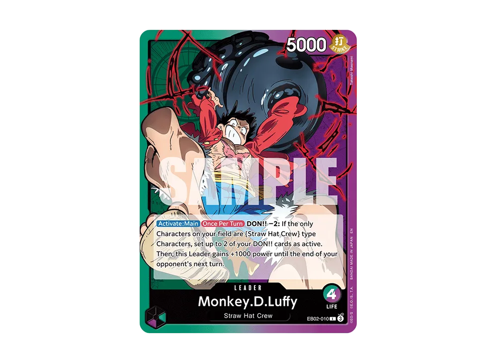 モンキー・D・ルフィ L [EB02-010]【英語版】(プロモーションカード