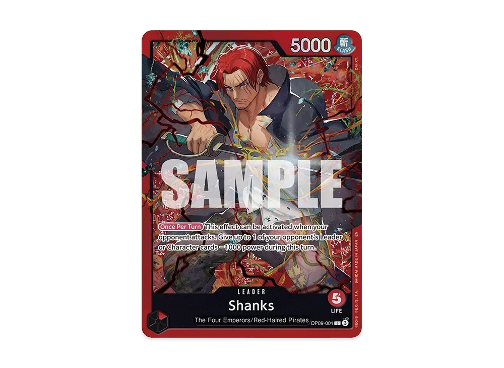 シャンクス L [OP09-001]【英語版】(プロモーションカード「PSA限定