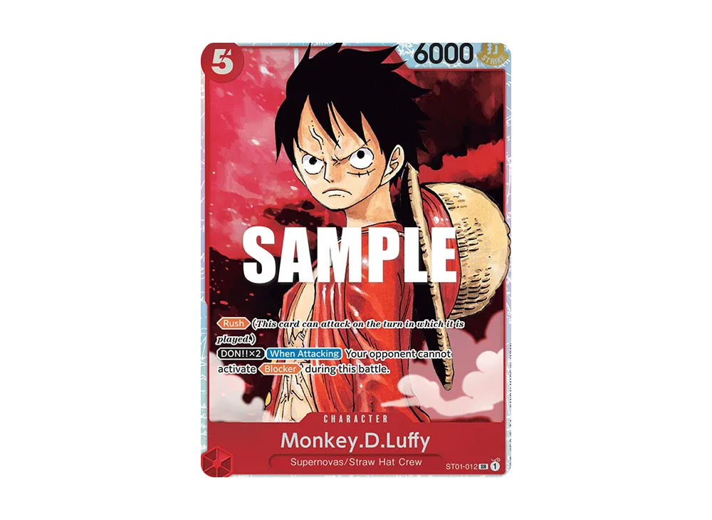 モンキー・D・ルフィ：手配書 SR-SPC [ST01-012](ブースターパック強大