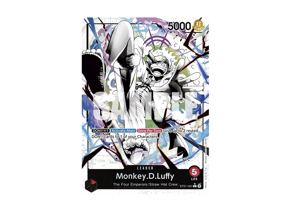 モンキー・D・ルフィ L-P [ST21-001](スタートデッキEX「ギア5」)の
