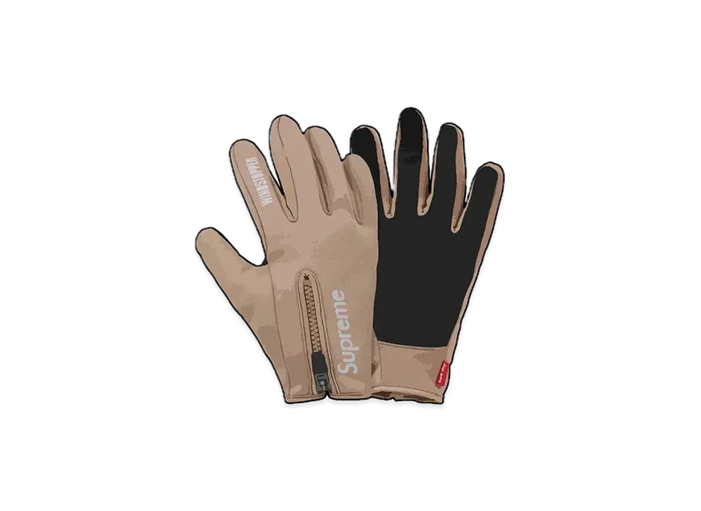 Supreme WINDSTOPPER Zip Gloves 