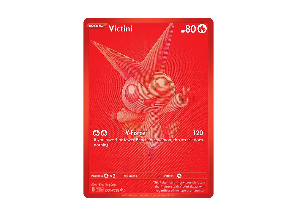 ビクティニ BWR [WHT EN 172/170]【英語版】(スカーレット