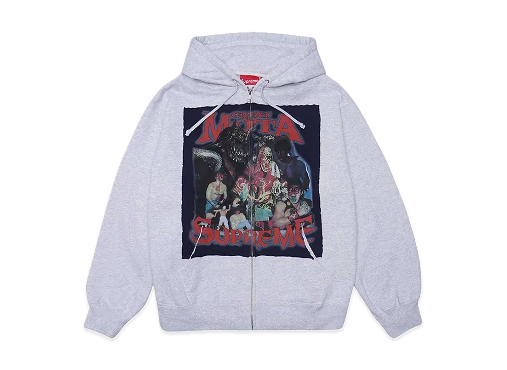 Supreme Muta Zip Up Hooded Sweatshirt 