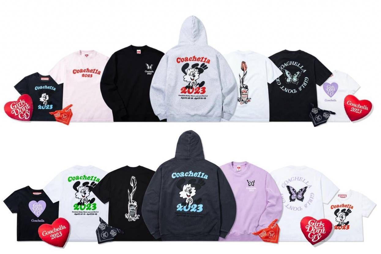 Coachella 2023にてVERDYがデザインしたコラボアパレルが発売