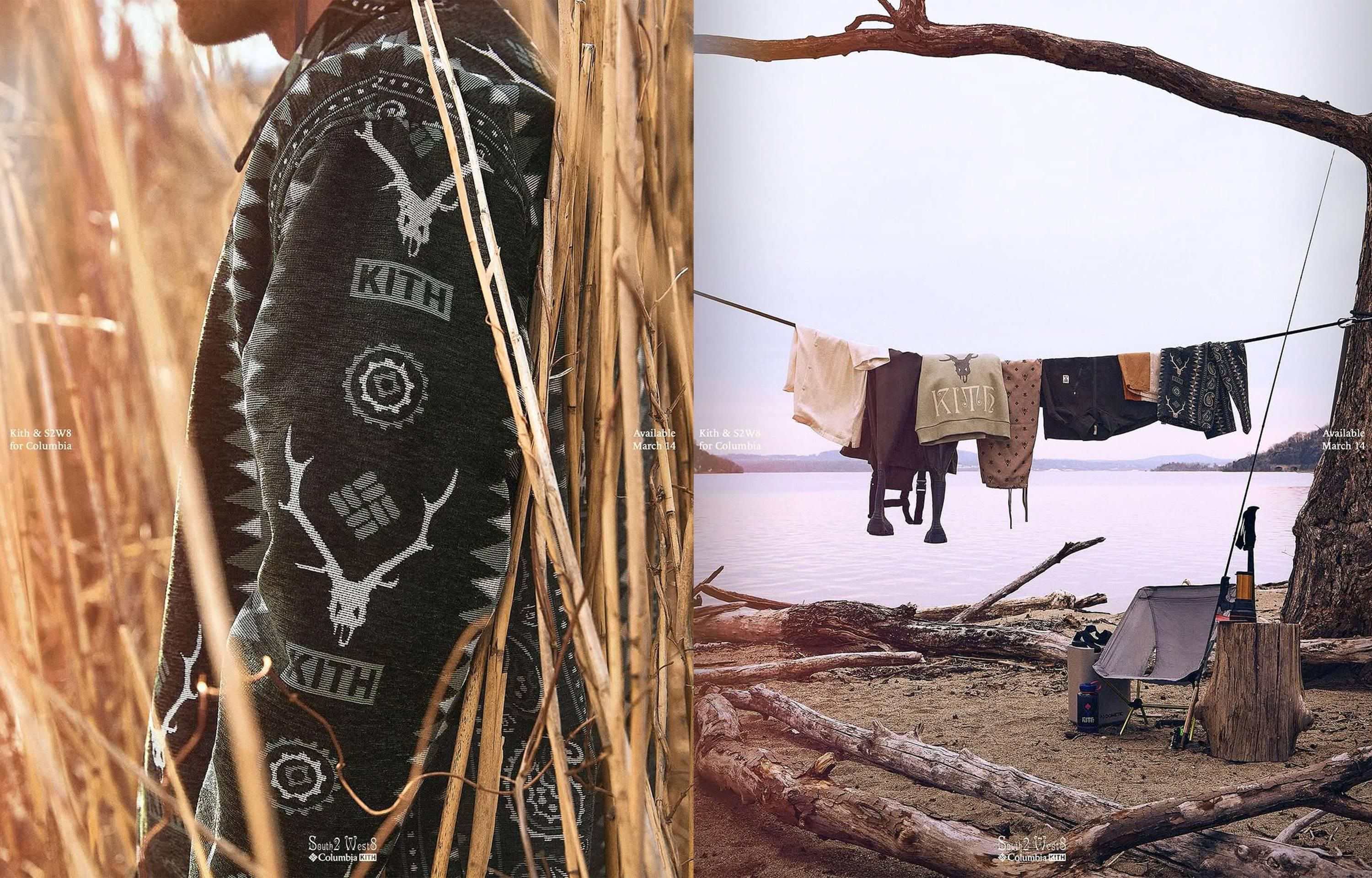 3/14発売｜KITH × South2 West8 × Columbia collection｜抽選/販売