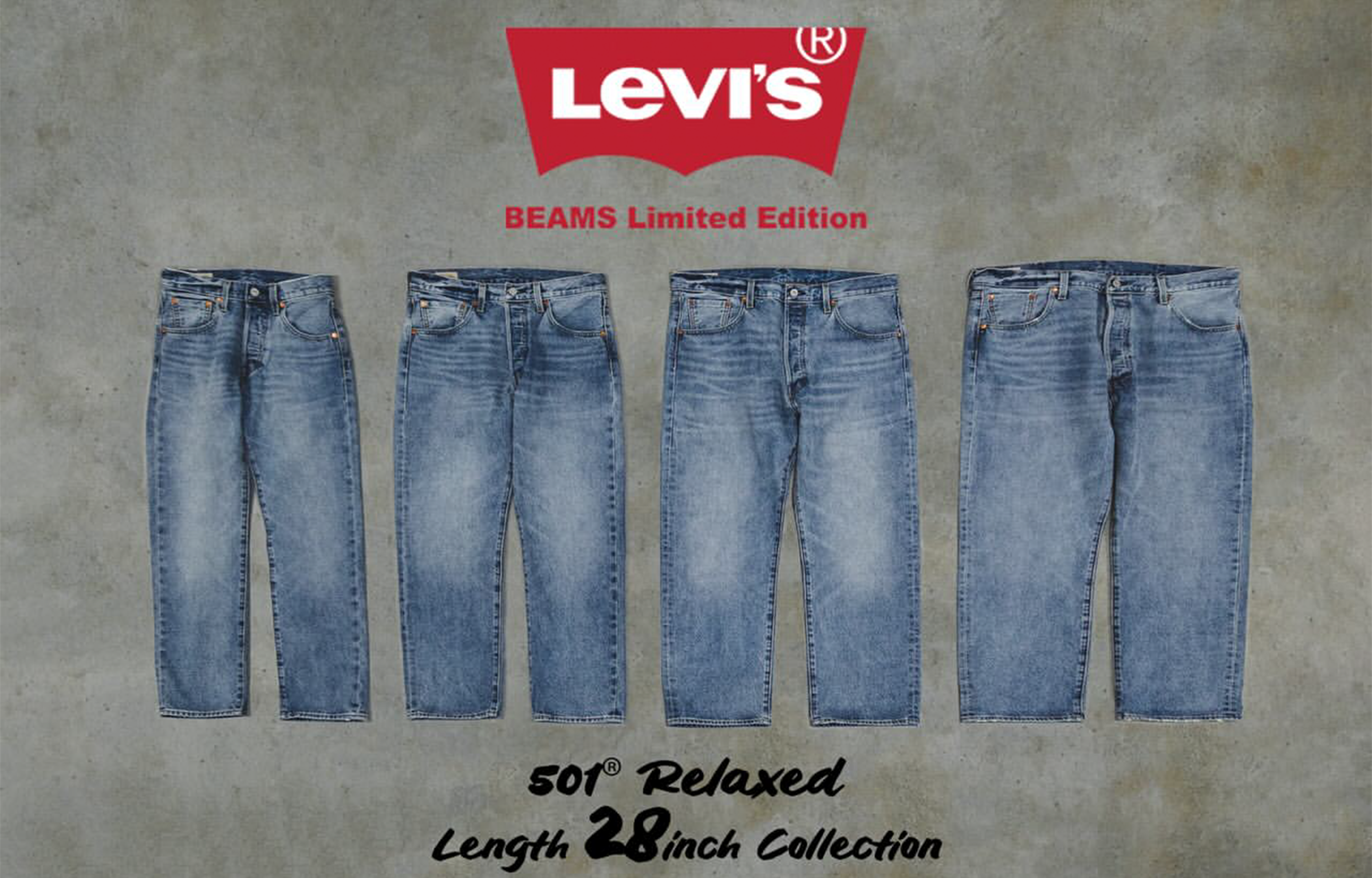 BEAMSからLevi's® 501® RELAXEDを