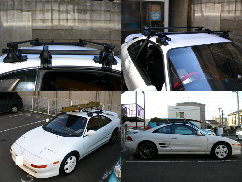CAR MATE / カーメイト ルーフキャリアセット のパーツレビュー | MR2
