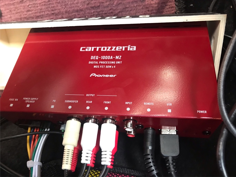 DSP（DEQ-1000A-MZ）の配線見直し（マツダ アテンザワゴン・GJ）by