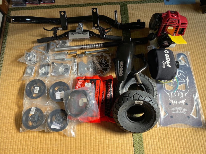 4st ビッグフット 1号機 製作① go-ped bigfoot ゴーペッド（輸入車