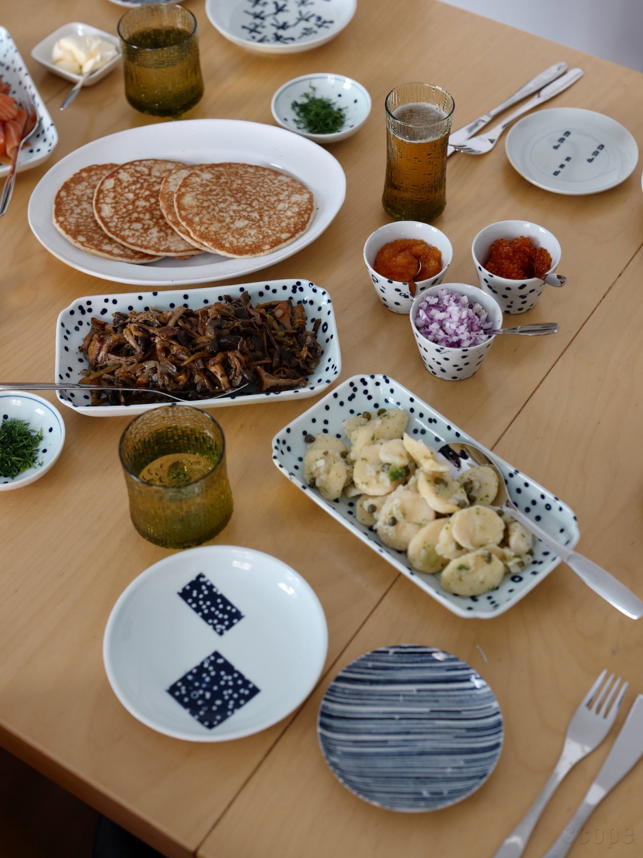 木瓜角皿 雪 長角｜和洋どちらにも使える長皿｜SCOPE（スコープ）