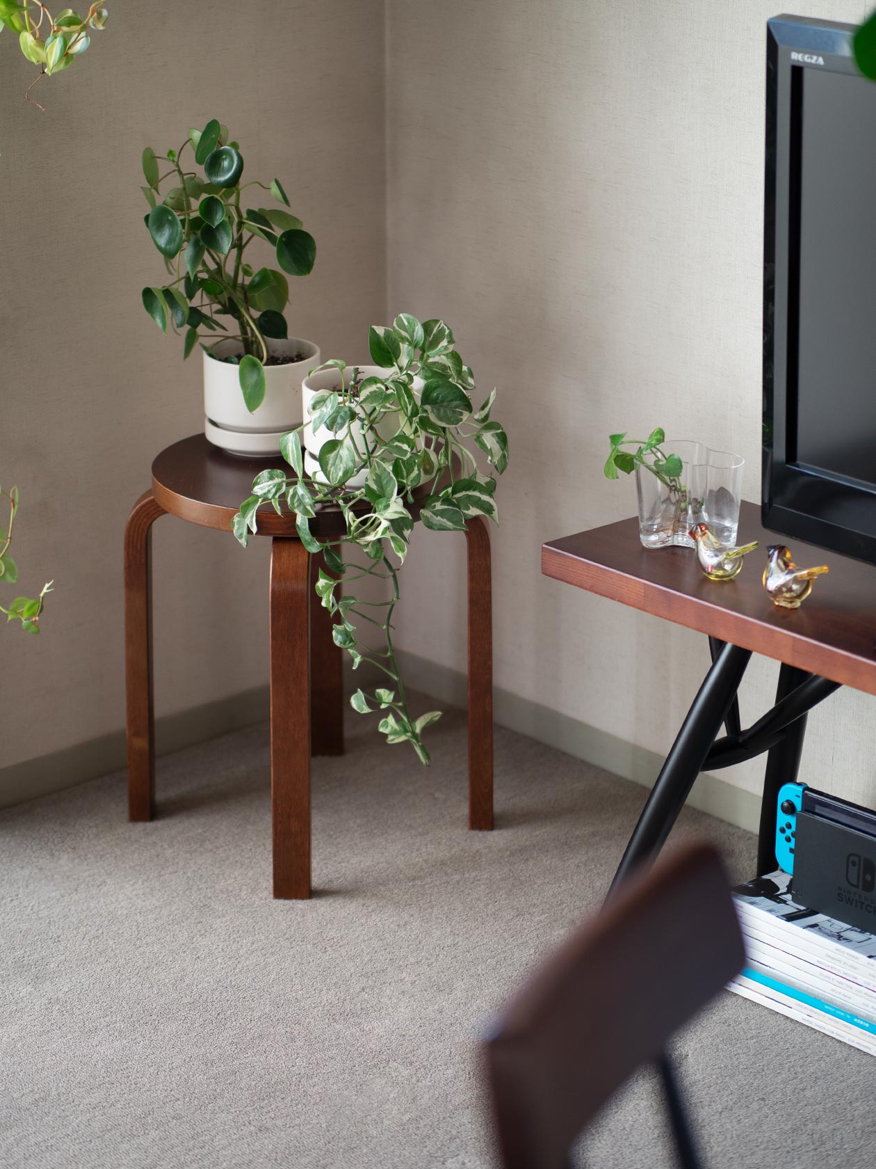 Stool 60 (スツール60) |ハニー / ウォールナット ステイン | Artek