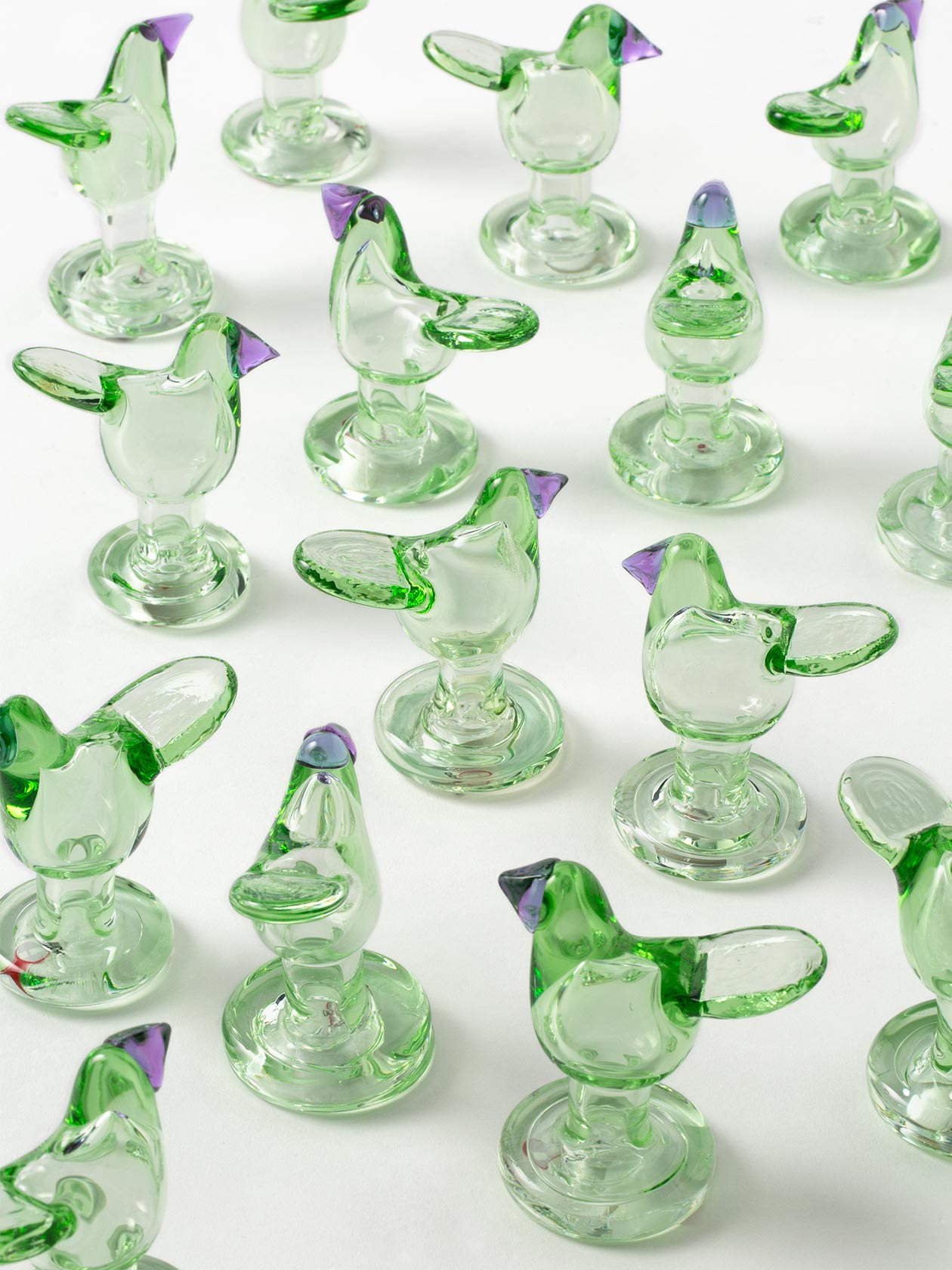 Birds by Toikka | ミニシエッポ脚付アップルグリーン×アメジスト