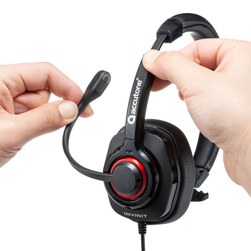 デュアルマイク内蔵、アクティブノイズキャンセリングマイク付きUSB