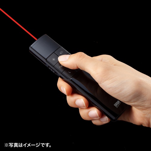 MA-WPR14BKN【タイマー付きプレゼンテーションマウス】赤色光レーザー