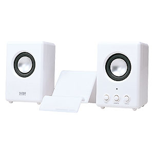 MM-SP68WH【マルチメディアスピーカー（ホワイト）】ネオジウム