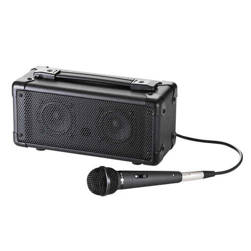 MM-SPAMPBT【マイク付き拡声器スピーカー（Bluetooth対応）】会議や