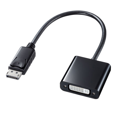 AD-DPDV04【DisplayPort-DVI変換アダプタ】DisplayPortコネクタからの