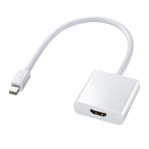 AD-MDPHD04【Mini DisplayPort-HDMI変換アダプタ】Mini DisplayPort