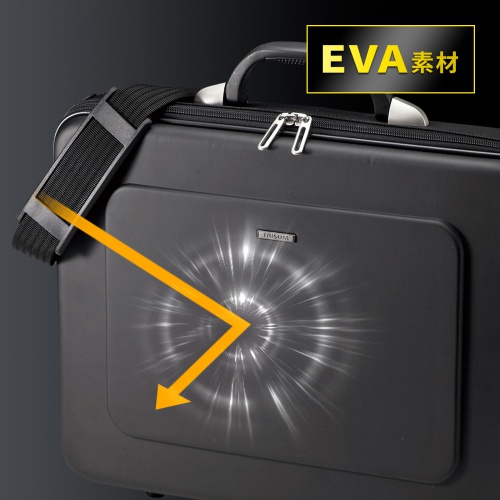 BAG-EVA7BKN【セミハードPCケース（16インチワイド・シングル