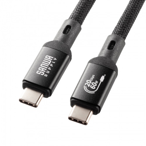 KU-20GCCP6030【USB20Gbps Type-Cケーブル（PD60W・3m）】USB Type-C