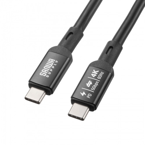 KU-5GCCP7550【USB5Gbps Type-Cケーブル（PD75W・DP Altモード対応・5m