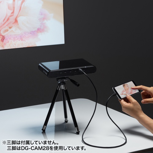 HDMI・USB Type-C端子付き高輝度モバイルプロジェクターを発売