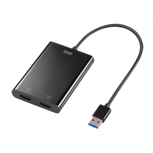 USB-CVU3HD4【USB A/Type-C両対応HDMIディスプレイアダプタ(4K/30Hz