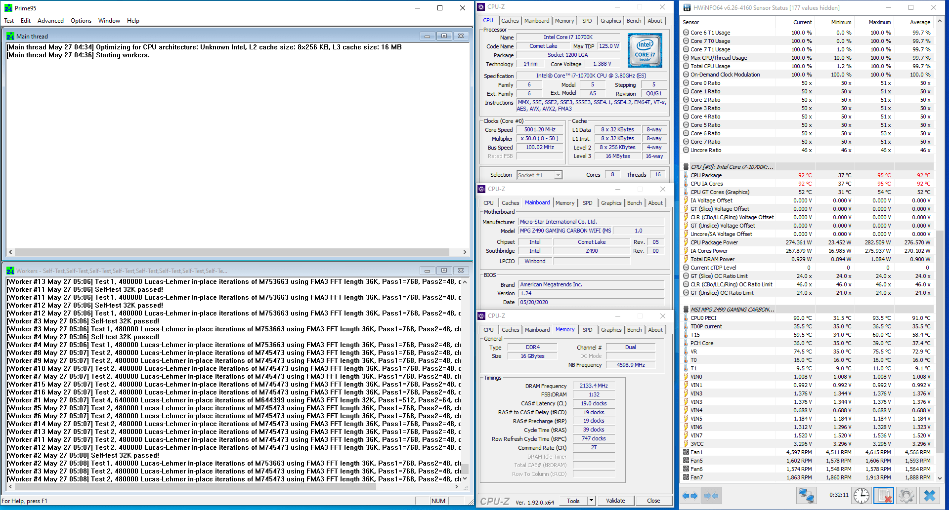 SkatterBencher #11: Intel Core i7-10700K Overclocked to 5300 MHz