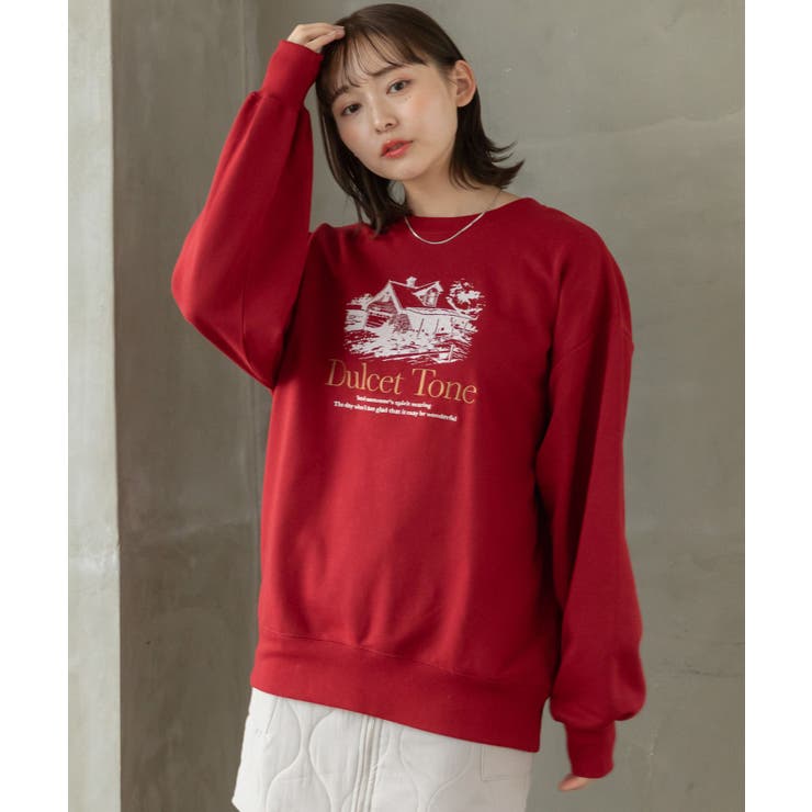 BIG刺繍トレーナー[品番：RTGW0007635]｜RETRO GIRL（レトロガール）の