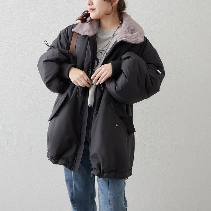 衿ファードロスト中綿ジャケット[品番：NCLW0017020]｜NICE CLAUP