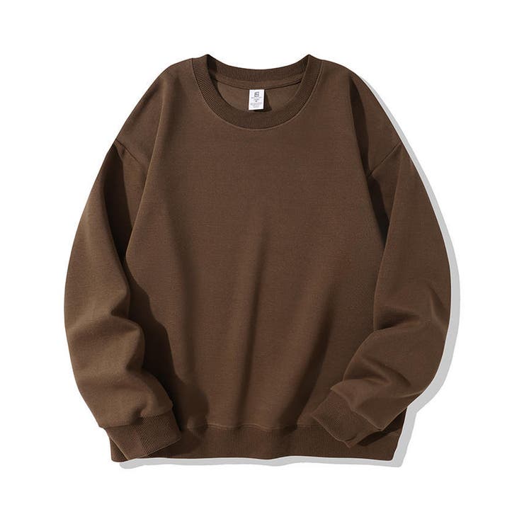 裏起毛トレーナー 無地トレーナー 秋冬トップス[品番：KPDW0000218