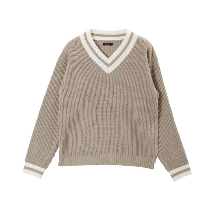 オーバーサイズチルデンニット[品番：JG000011570]｜G.O.C