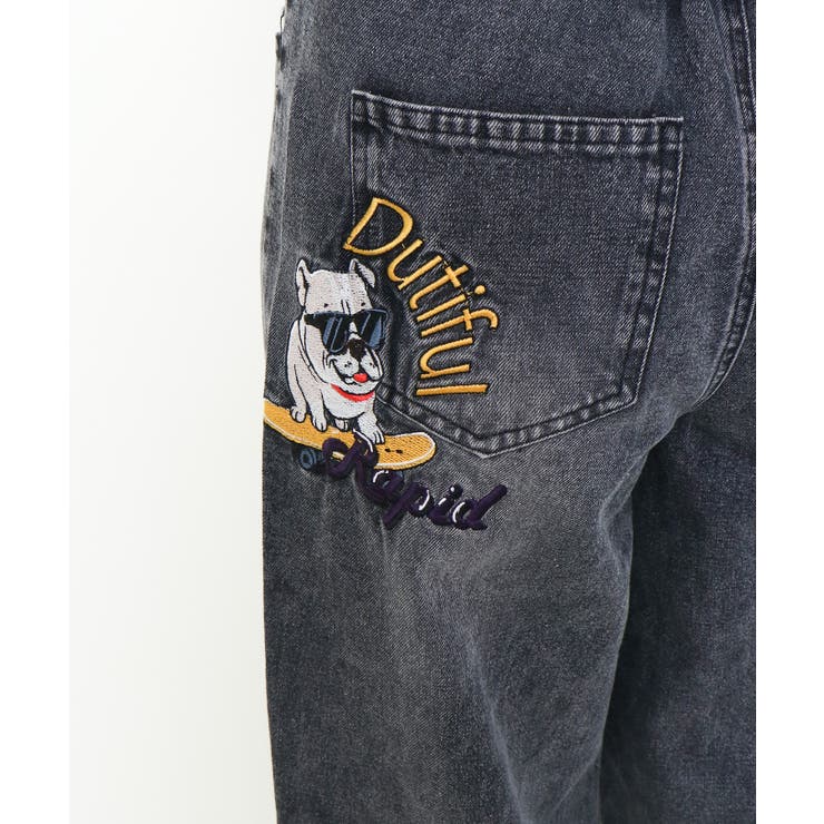 バレルブルドック刺繍デニムパンツ[品番：GORW0010021]｜GORGE