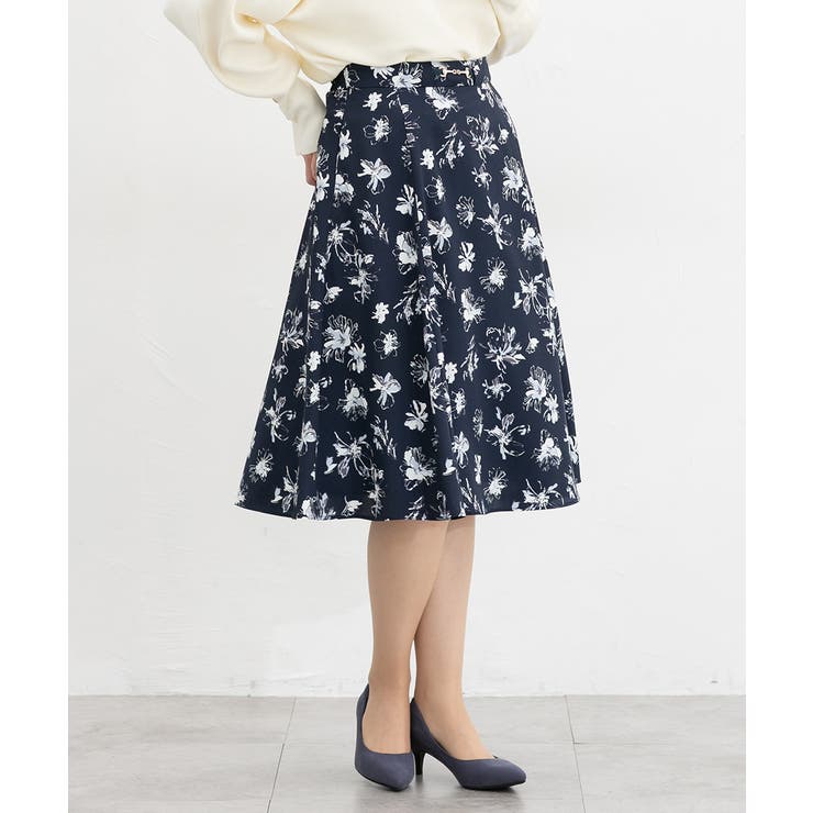 ボトムス スカート ひざ丈[品番：HNSW0010242]｜Honeys（ハニーズ）の