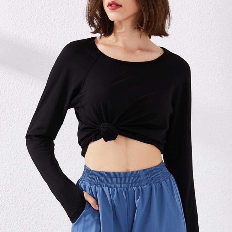 ヨガウェア 長袖 ヨガトップス[品番：TY000008324]｜teddyshop