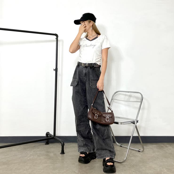 Wスタッズベルト[品番：NHGW0005606]｜non-hedge （ノンヘッジ）の