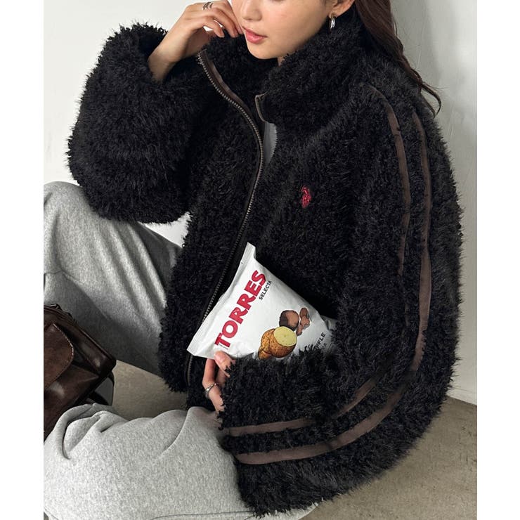 U．S．P＞刺繍ボアブルゾン[品番：RANW0000070]｜RANAN（ラナン）の