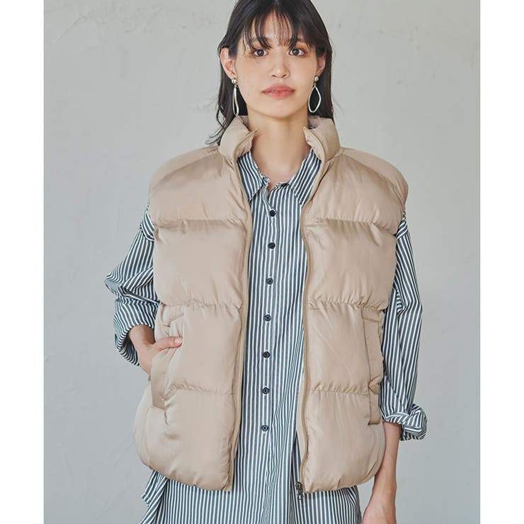 ダウンベスト レディース 秋[品番：RLCW0004725]｜relaclo（リラクロ