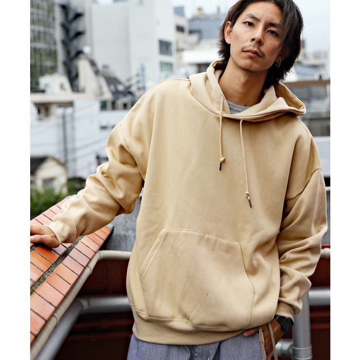 裏起毛ビッグパーカー メンズ パーカー[品番：EH000005631]｜8（eight