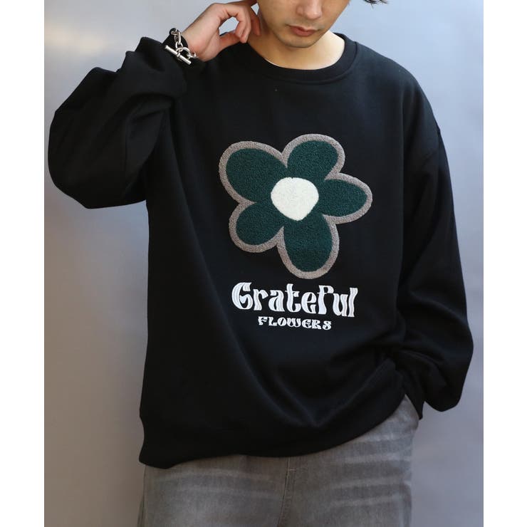 サガラ刺繍 トレーナー メンズ スウェット レディース 裏起毛[品番