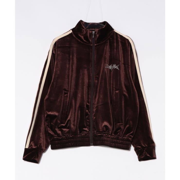 ベロアトラックジャケット メンズ ジャージ セットアップ [品番