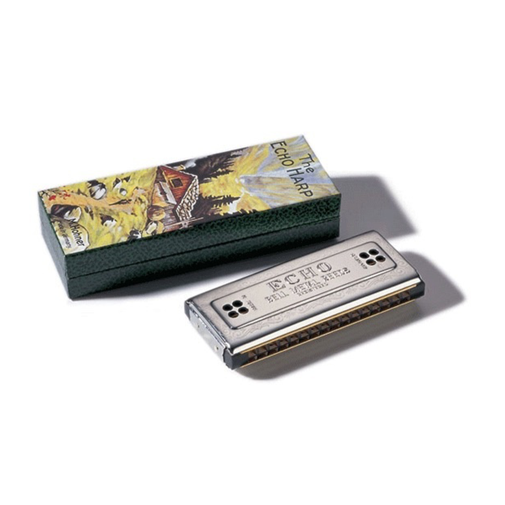 Hohner 54/64 CG Echo Harp, Double Sided 32 hole, 64 reed, Tremolo