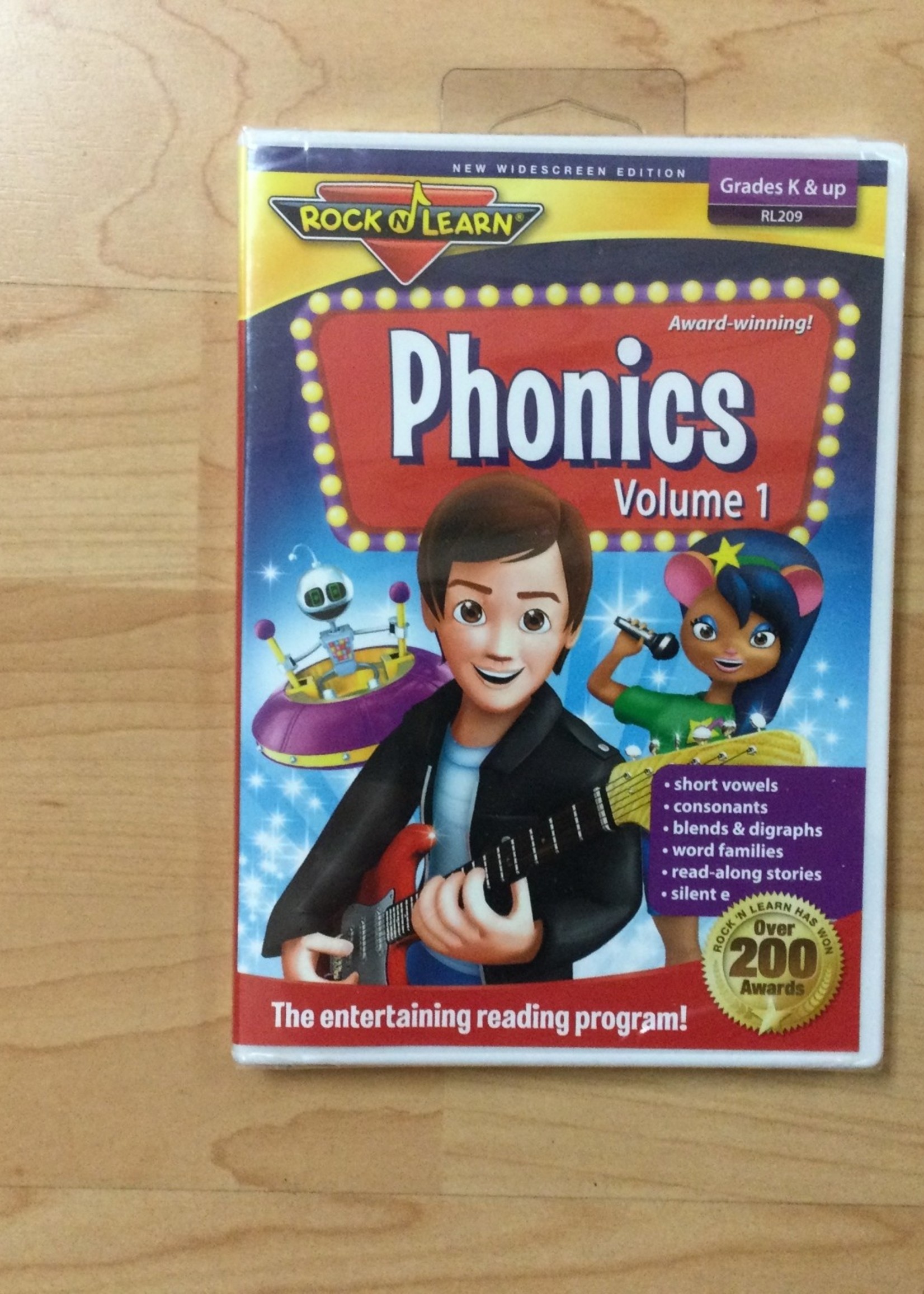 Rock N Learn Phonics Vol 1 DVD - School Spot